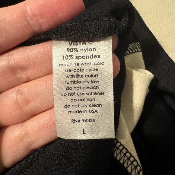 Susana Monaco Midi Stripe Tube Dress in Black and Cream Large NWOT - Picture 5 of 7